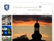 Tablet Screenshot of jugenheim-rheinhessen.de